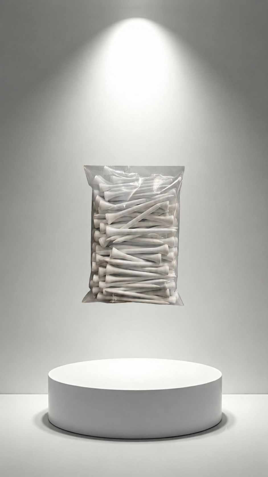 Premium Wooden Golf Tees – 100 Pack (7cm)